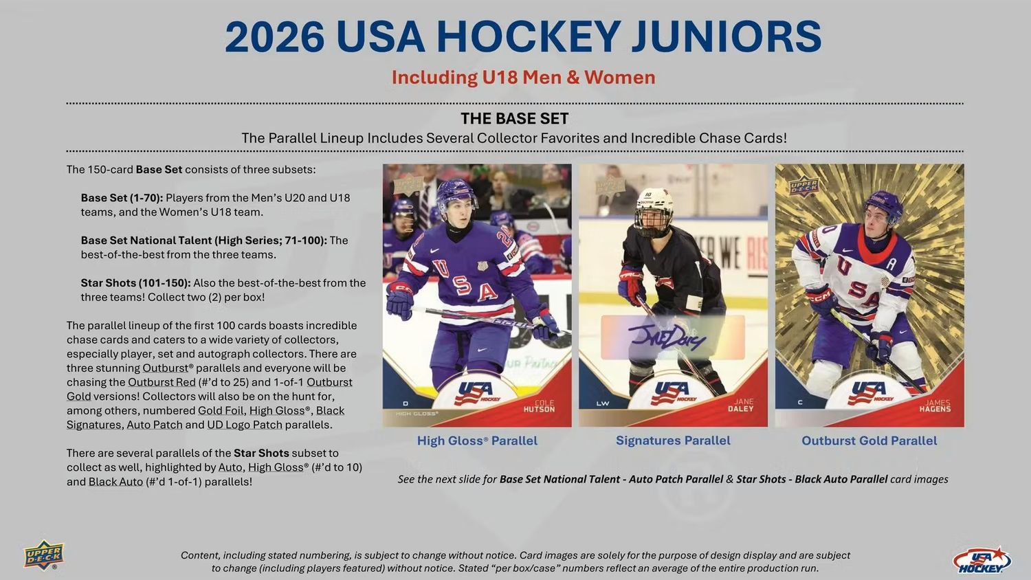 2026 Upper Deck Team USA Juniors Hockey Hobby Box
