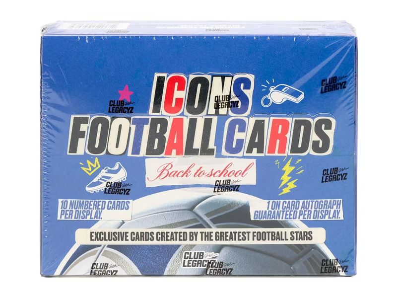 2026 Club Legacyz Icons Back to School Fifth Edition Soccer Hobby Box