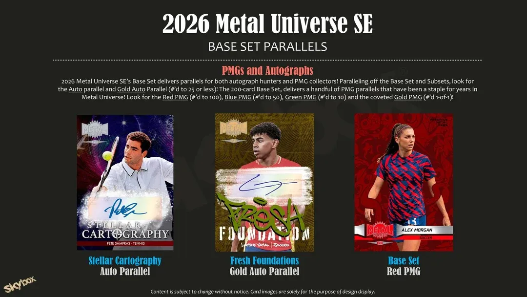 2026 Upper Deck Metal Universe SE Hobby (Coming soon)