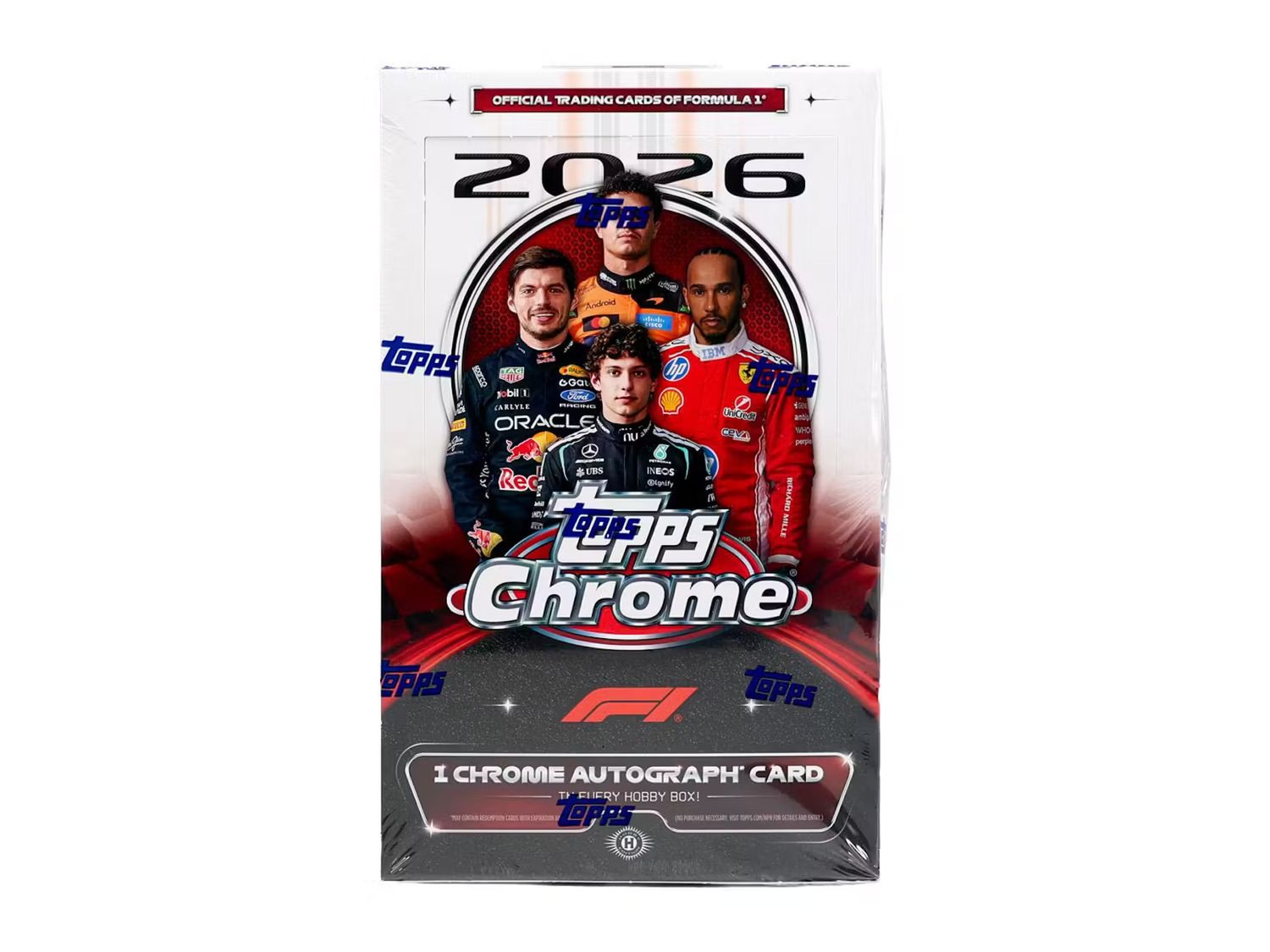 2026 Topps Chrome F1 Formula 1 Hobby 12-Box Case