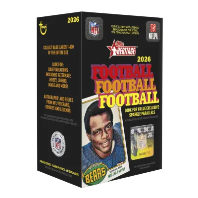 2026 Topps Heritage Football Blaster Box (In transit)
