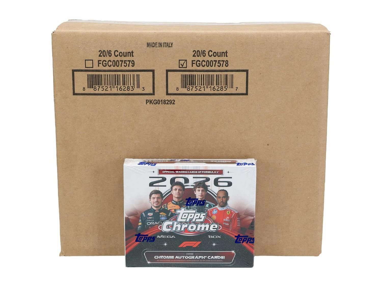 2026 Topps Chrome F1 Formula 1 Mega 20-Box Case