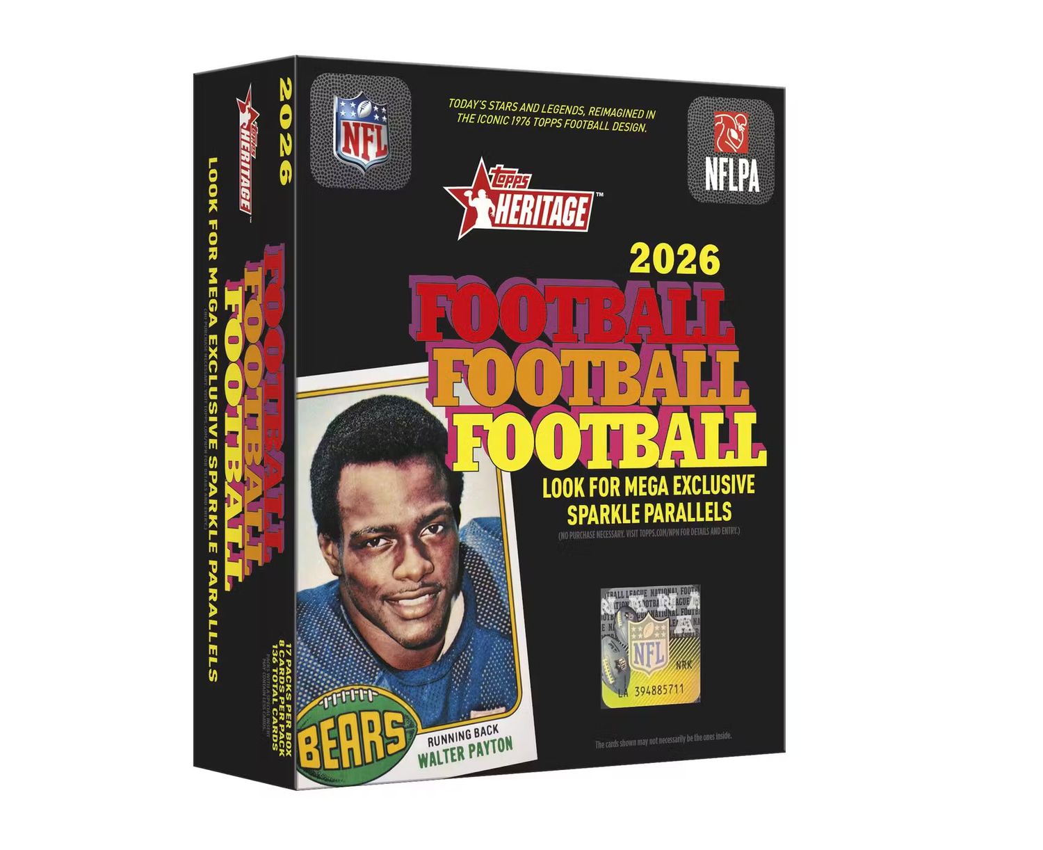 2026 Topps Heritage Football Mega Box (In transit)