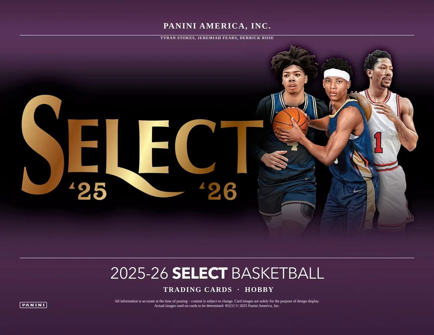 2025/26 Panini Select Basketball Hobby Box (Preorder)