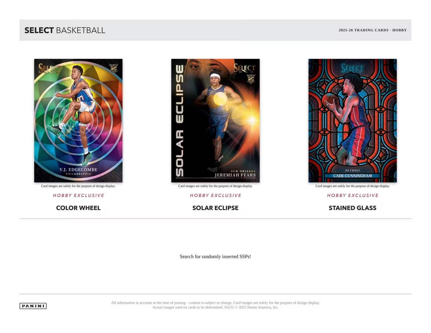 2025/26 Panini Select Basketball Hobby 12-Box Case (Preorder)