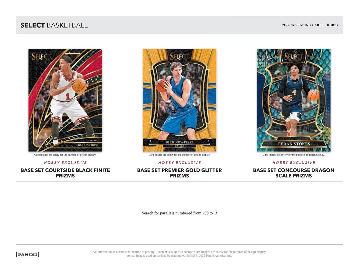 2025/26 Panini Select Basketball Hobby 12-Box Case (Preorder)