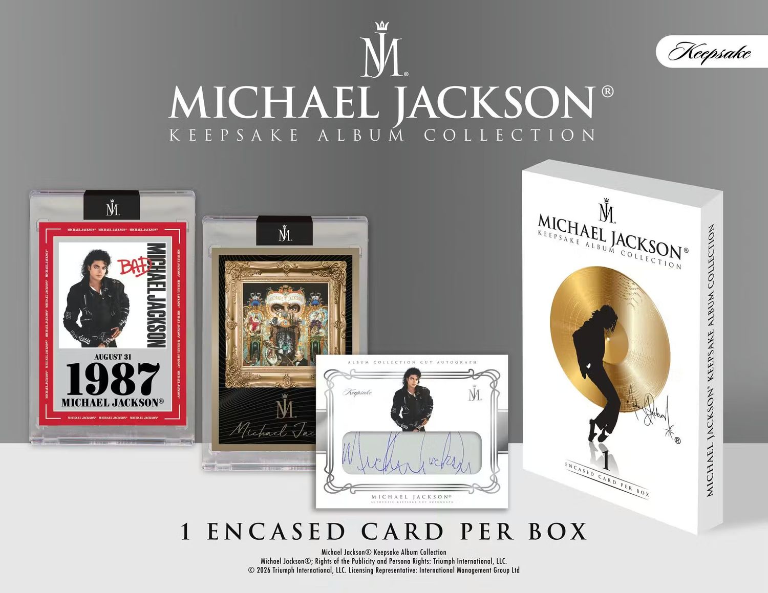2026 Keepsake Michael Jackson Album Collection Spotlight Series Hobby Box