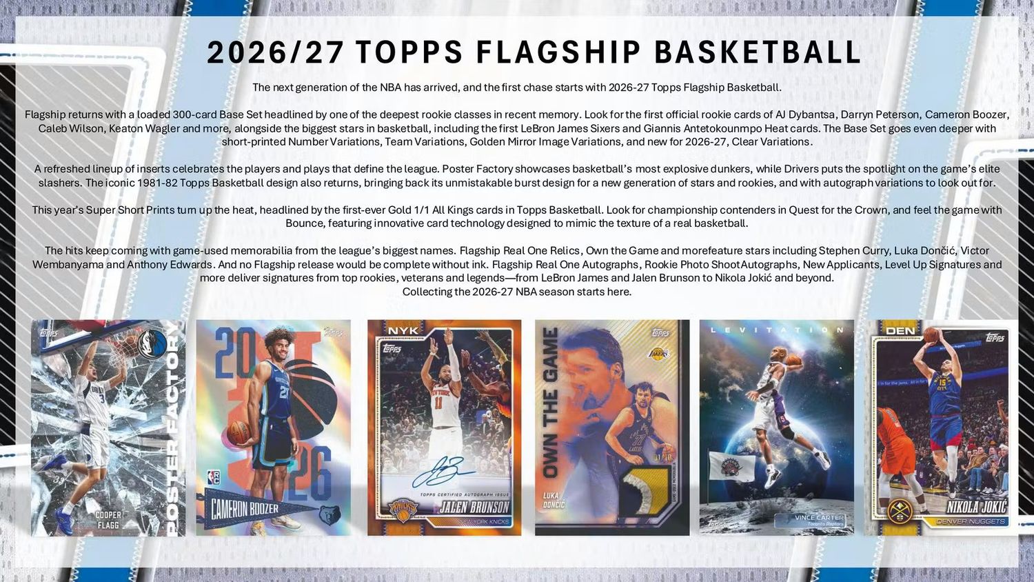 2026/27 Topps Flagship Basketball Hanger Box (coming soon)