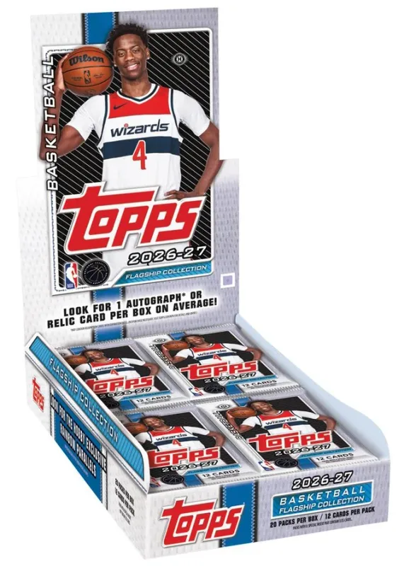 2026/27 Topps Flagship Basketball Hobby Box (coming soon)