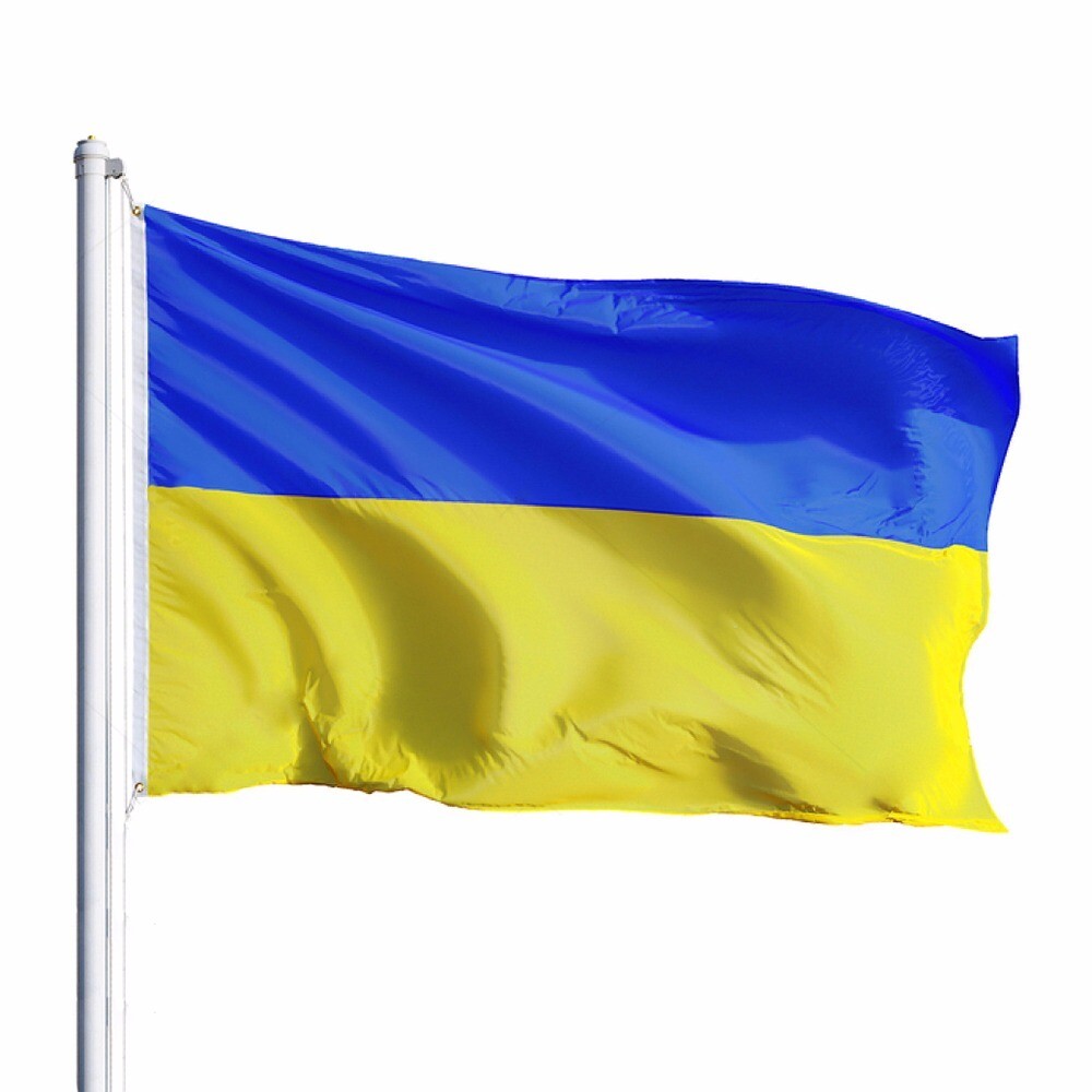 UK Ukrainian Flag 3 x 5