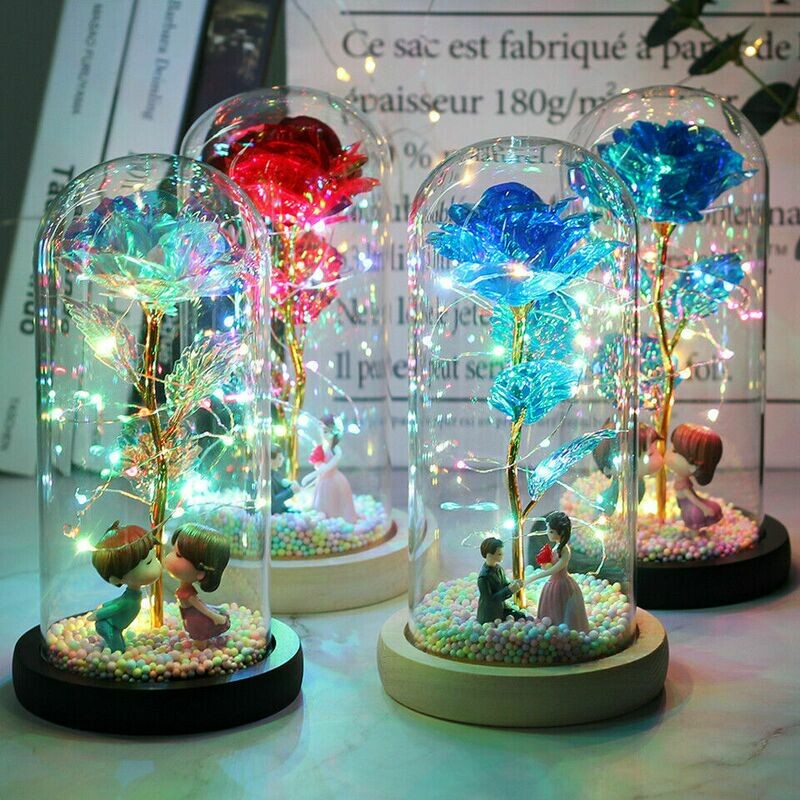 GALAXY ENCHANTED ROSE LED ROSE CHRISTMAS ANNIVERSARYPERFECT GIFT