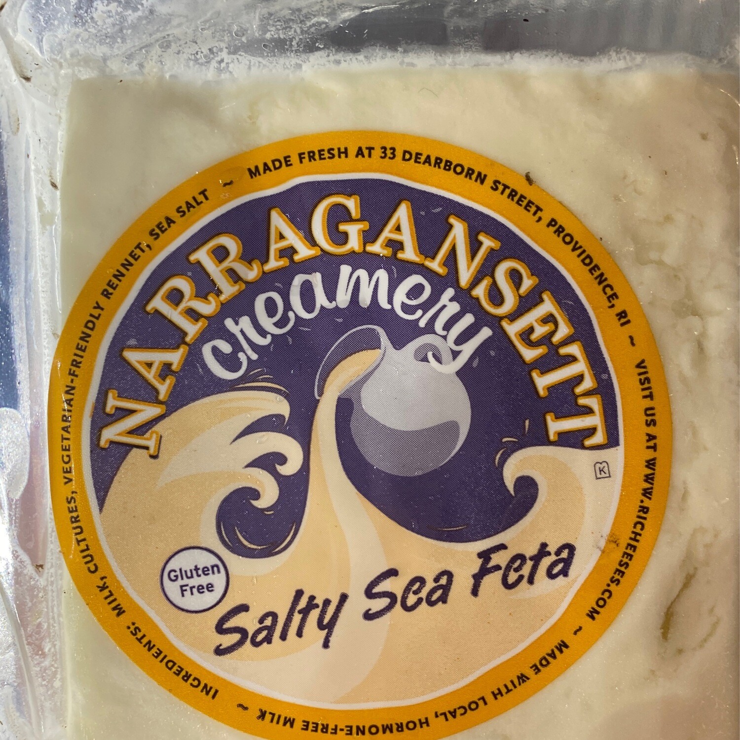 Narragansett Salty Sea Feta Cheese Narragansett Salty Sea Feta Cheese