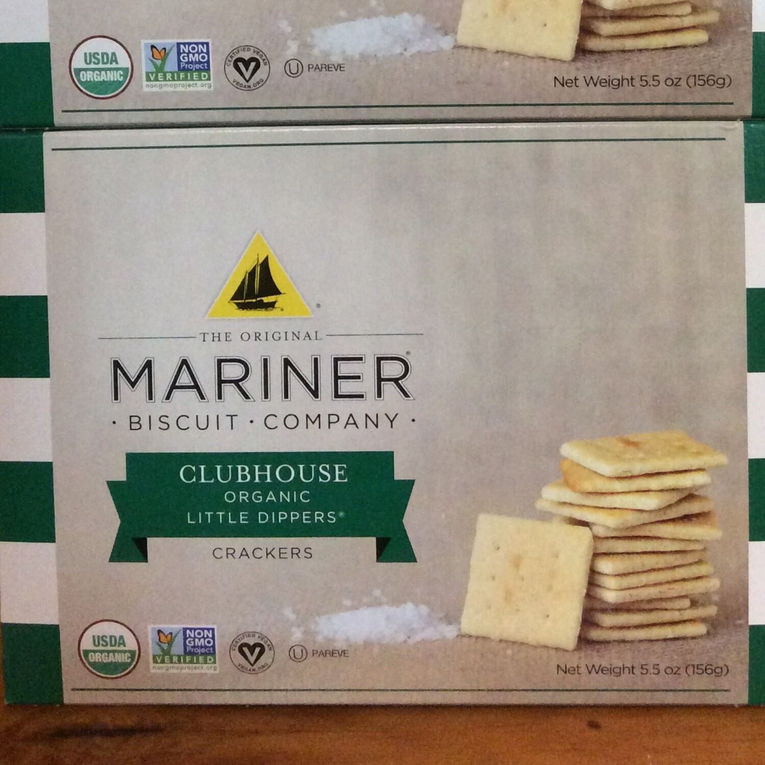 Clubhouse Organic Little Dipper Crackers Mariner Biscuit Company 5.5oz