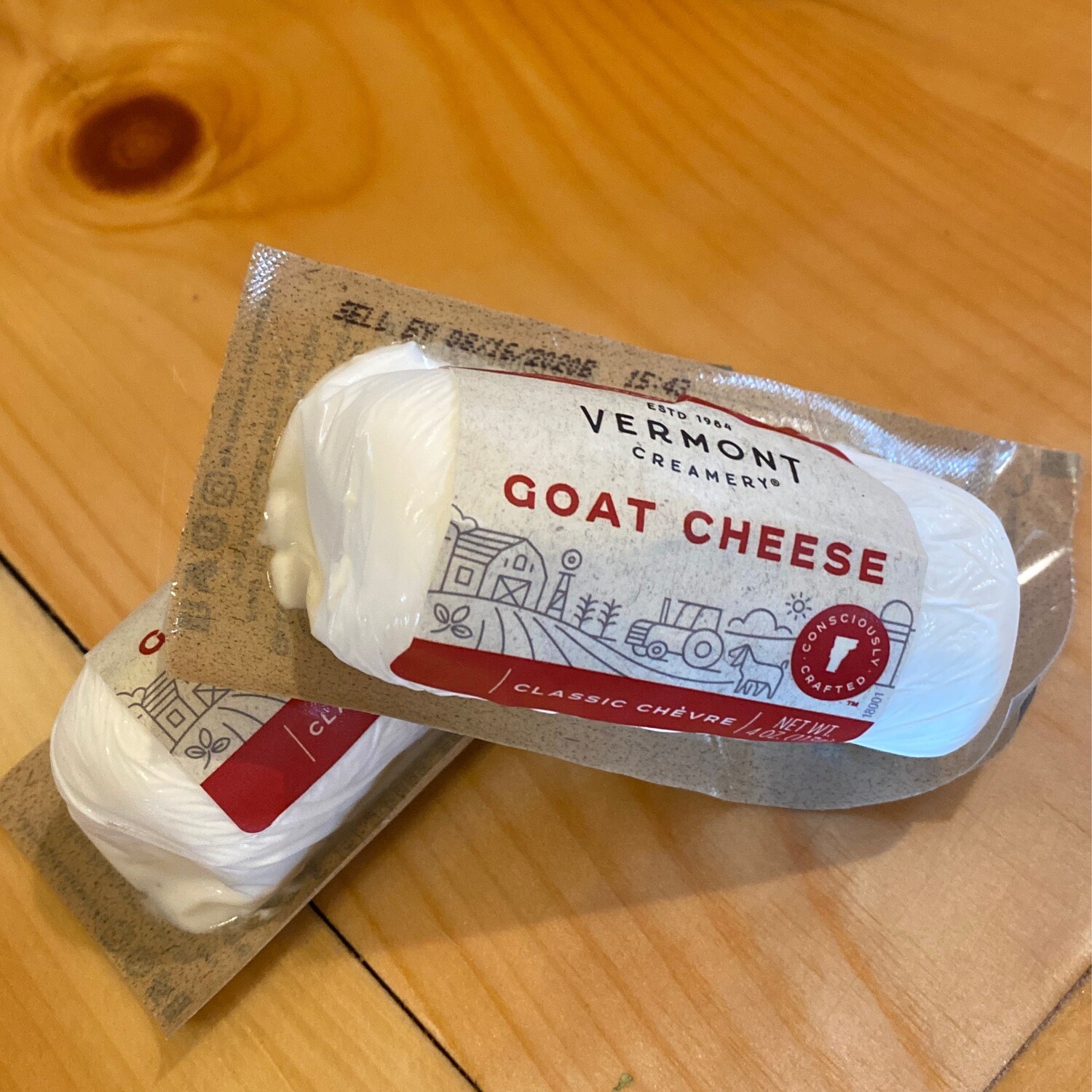 Vermont Creamery | Classic Chèvre Goat Cheese | 4 oz Vermont Creamery | Classic Chèvre Goat Cheese | 4 oz
