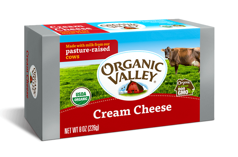 Cream Cheese | Organic Valley | 8oz Cream Cheese | Organic Valley | 8oz