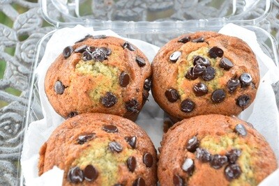 Chocolate Chip Muffins | 4 Pack