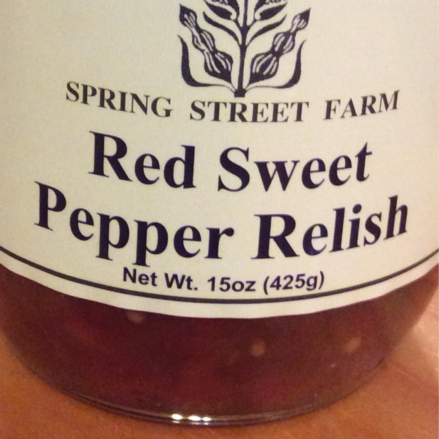 Tangerini's Own Red Sweet Pepper Relish