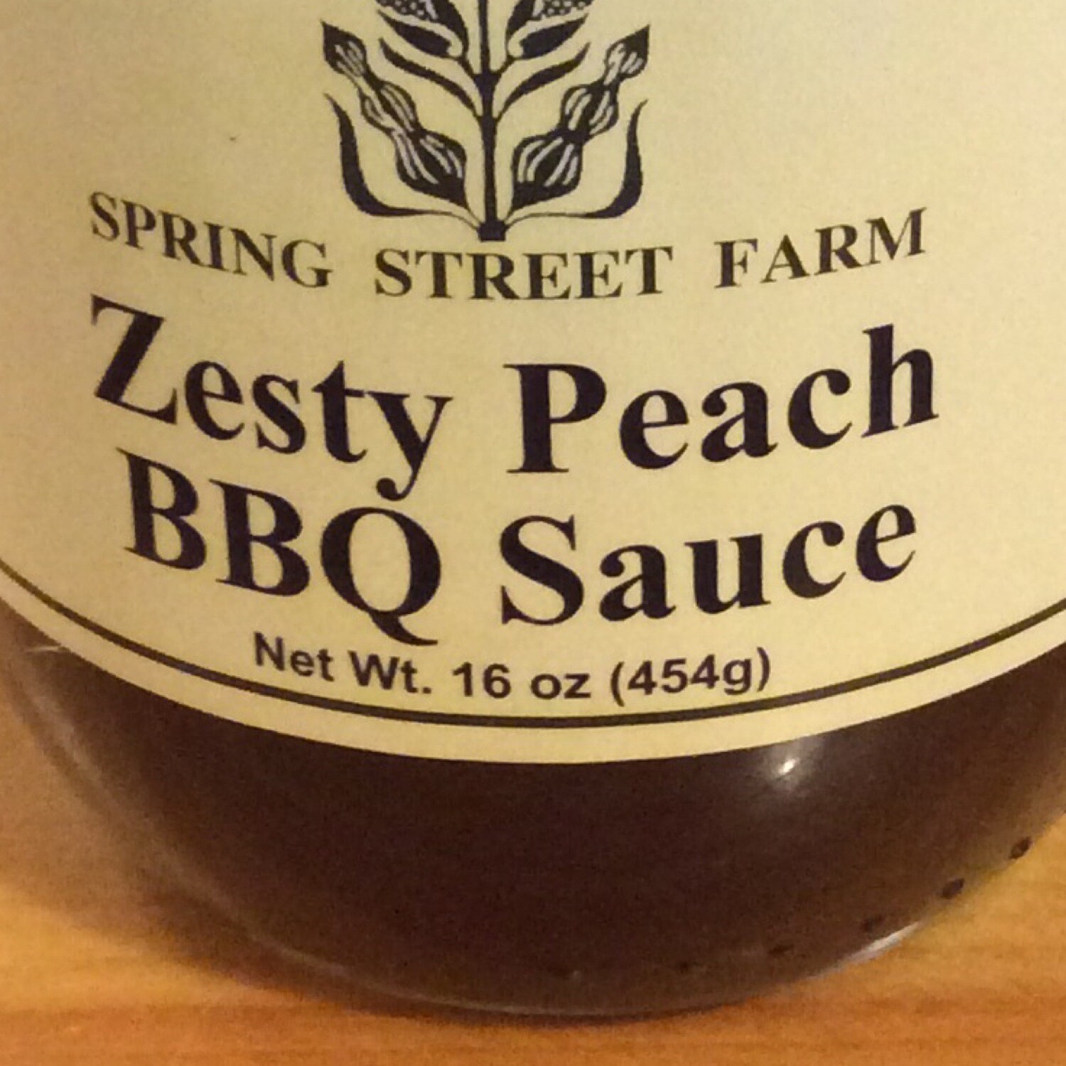 Tangerini's Own Zesty Peach BBQ Sauce