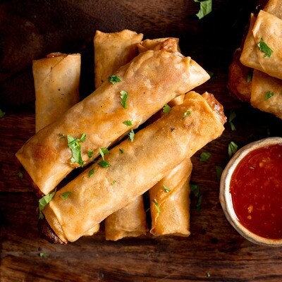 Vegetable Spring Rolls | New Years Eve