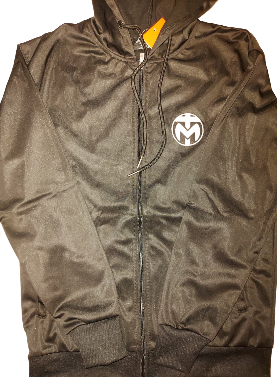 Black Trinda Polyester Tracksuit