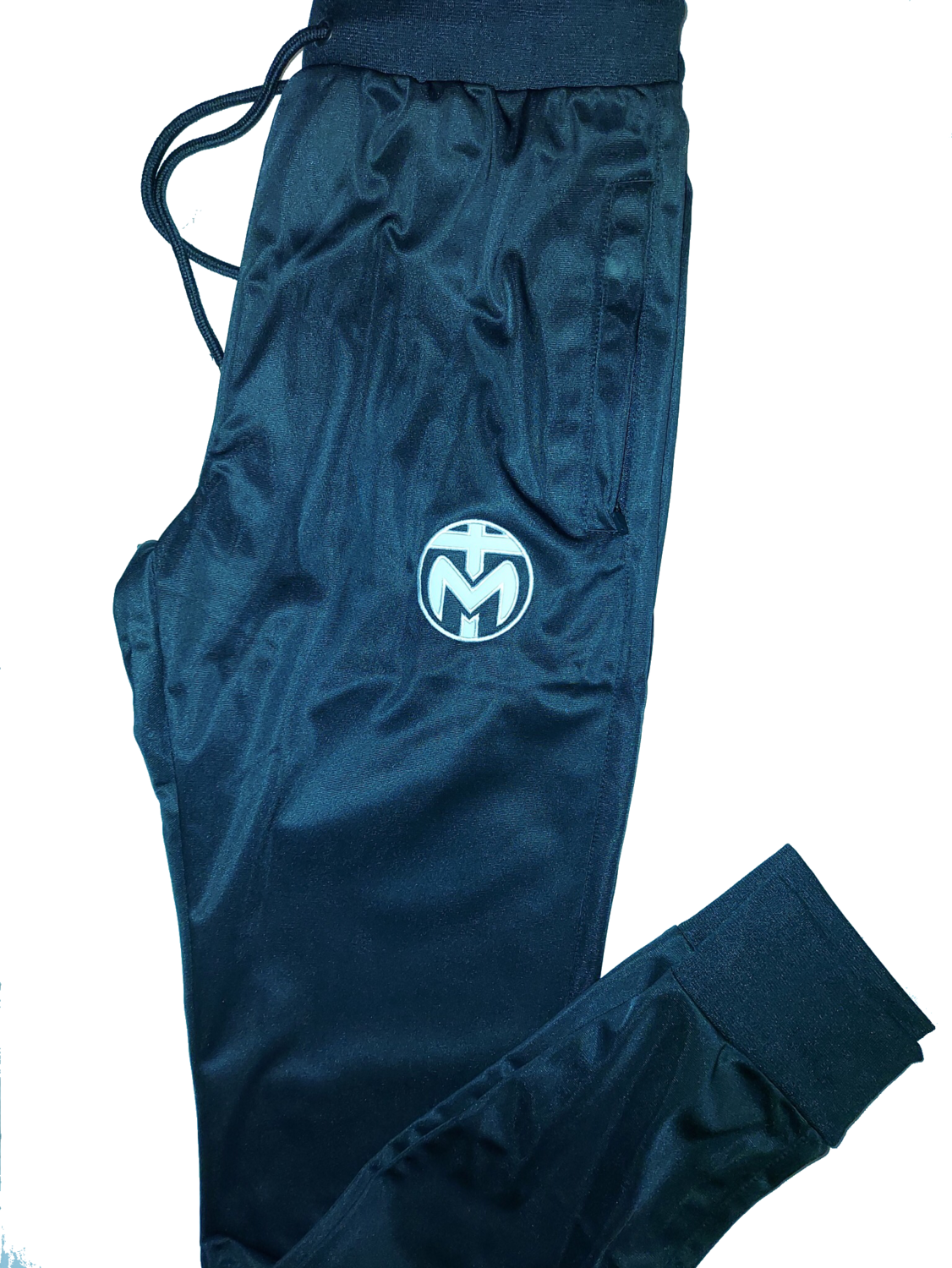 Black Trinda Polyester Tracksuit