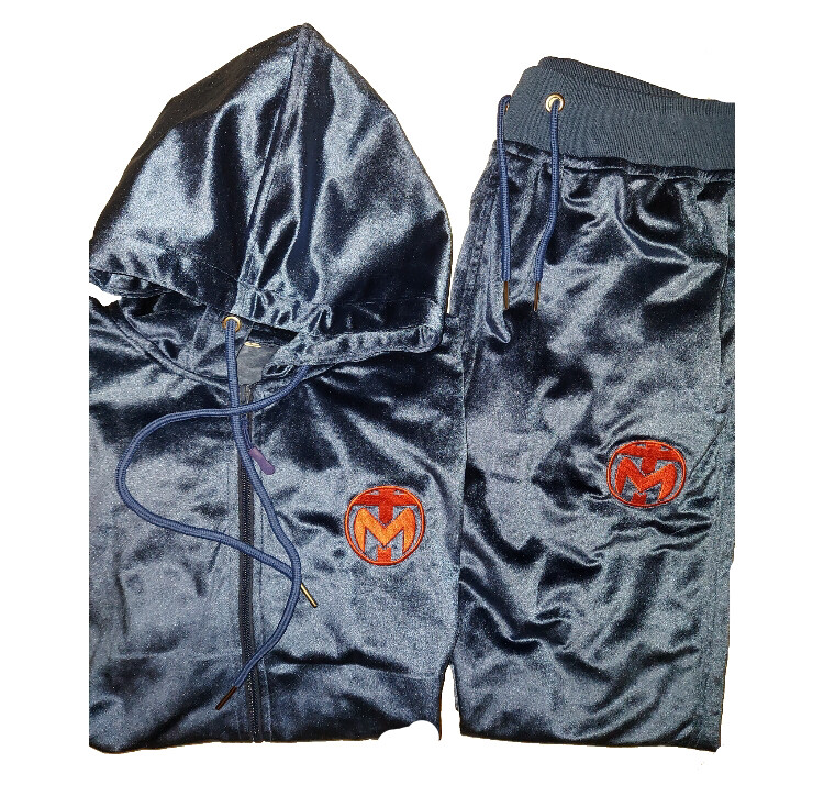 Black Trinda Polyester Tracksuit