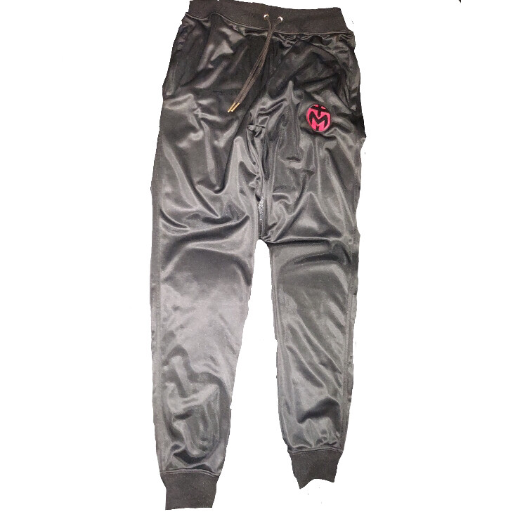 Black Trinda Polyester Tracksuit