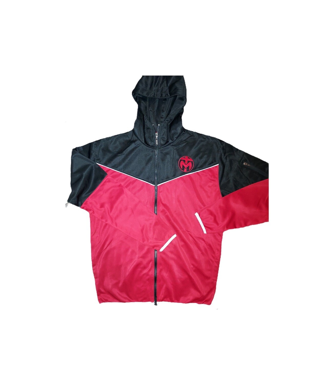 Black And Red Trinda Polyester Tracksuit Special Edition 