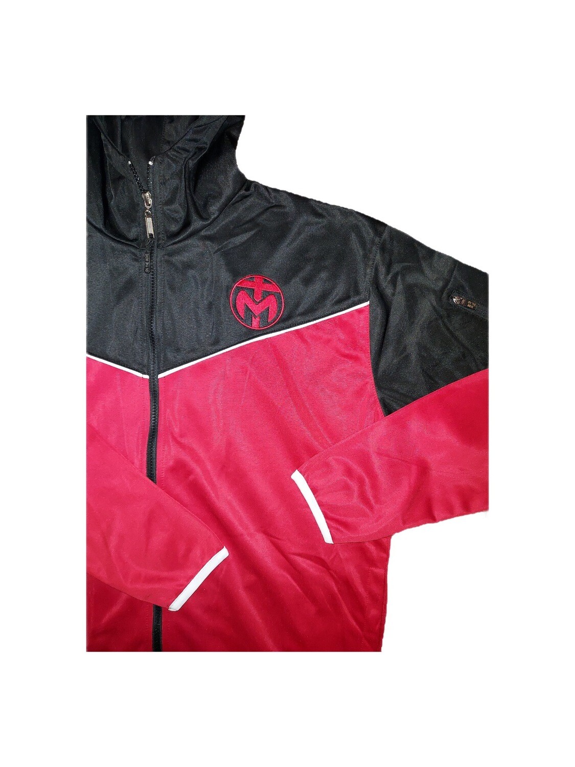 Black And Red Trinda Polyester Tracksuit Special Edition 