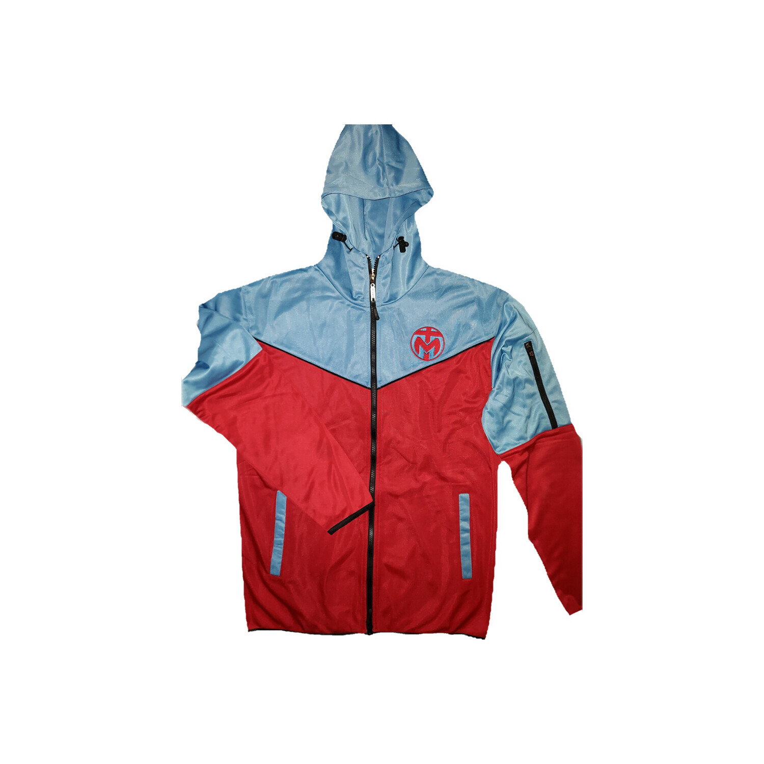 Blue And Red Trinda Polyester Tracksuit Special Edition