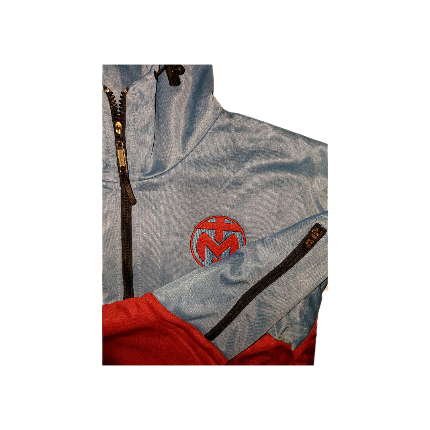 Blue And Red Trinda Polyester Tracksuit Special Edition