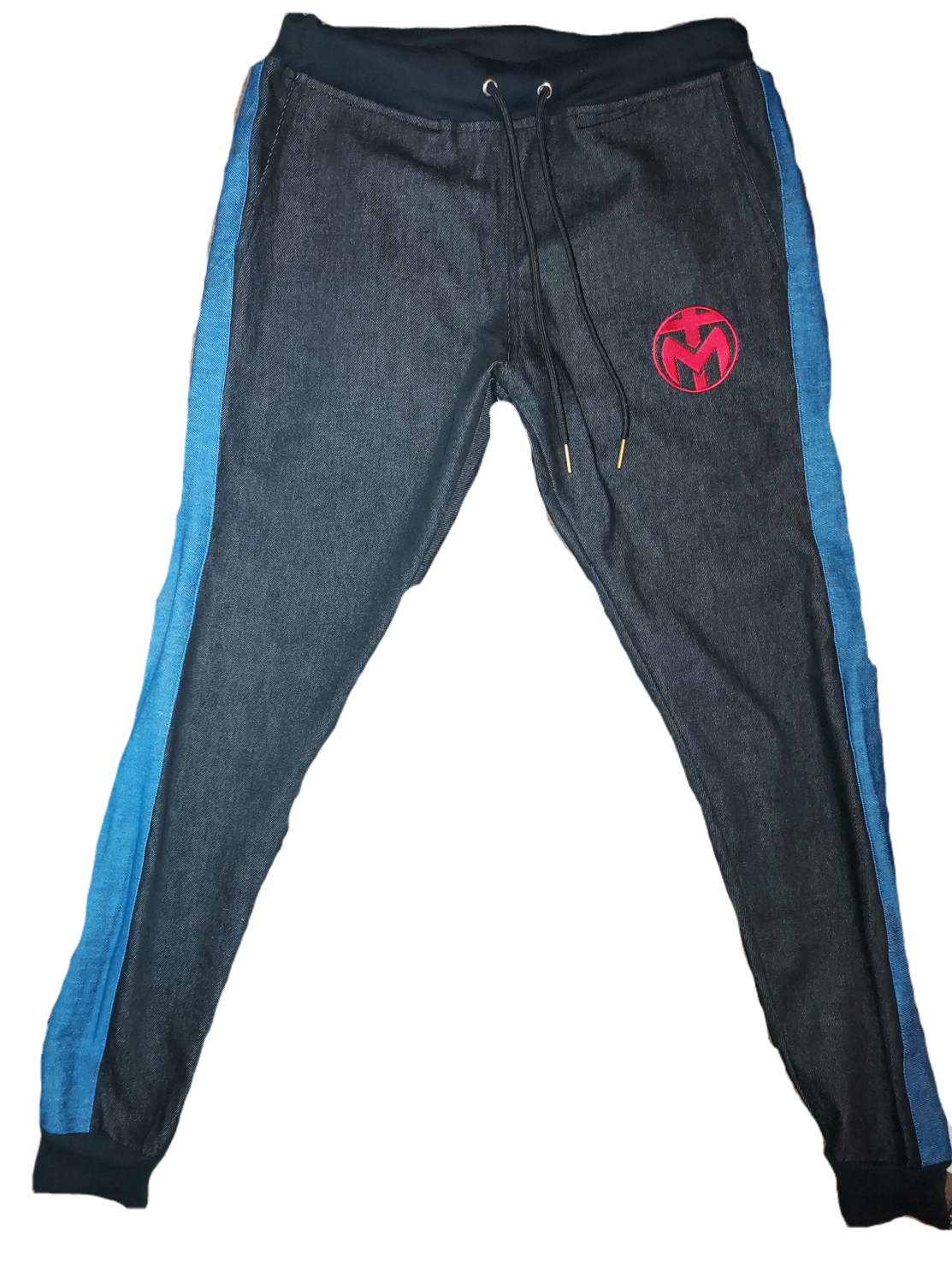 Black Denim Tracksuit