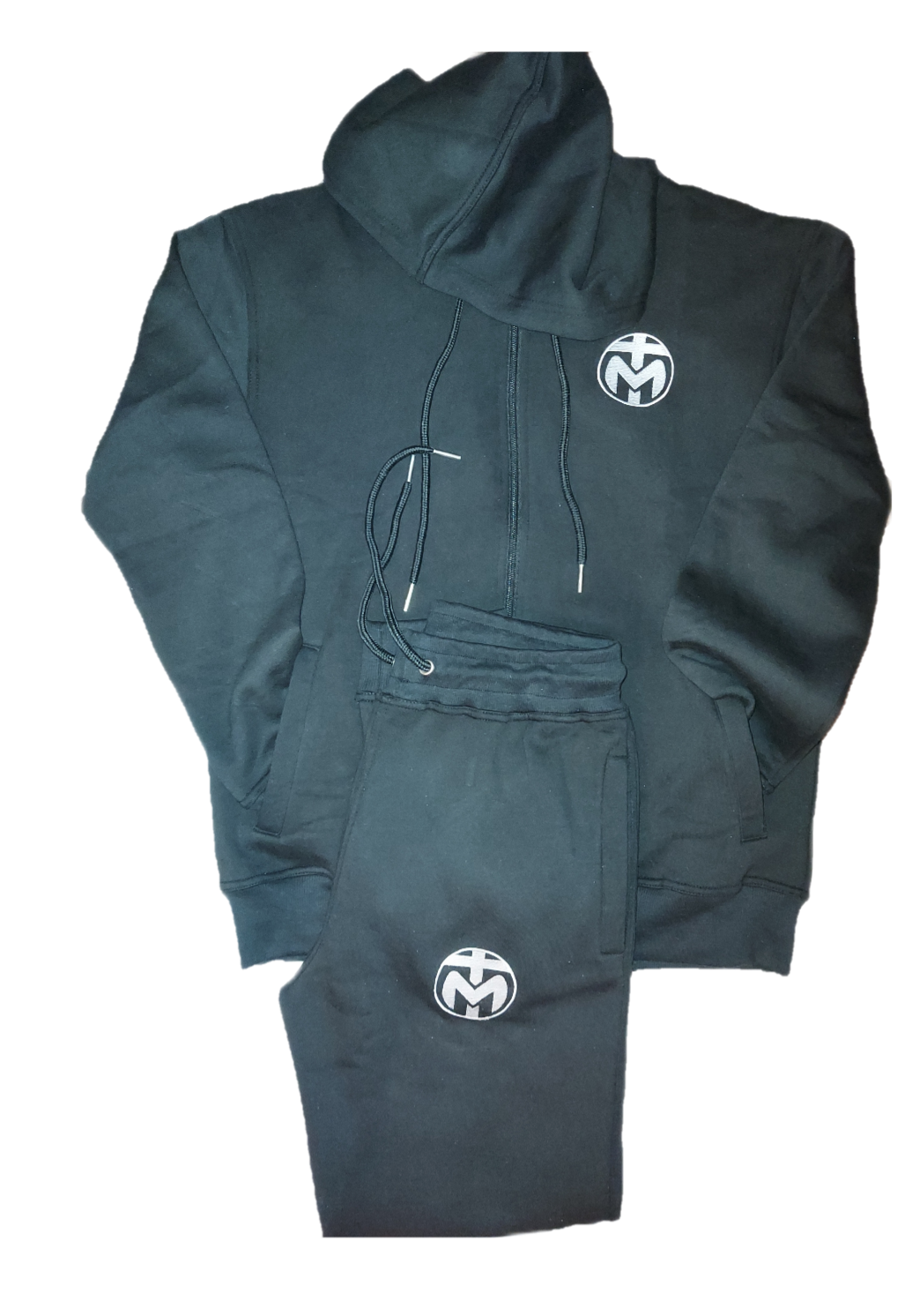 Black Tech Fleece Tracksuit