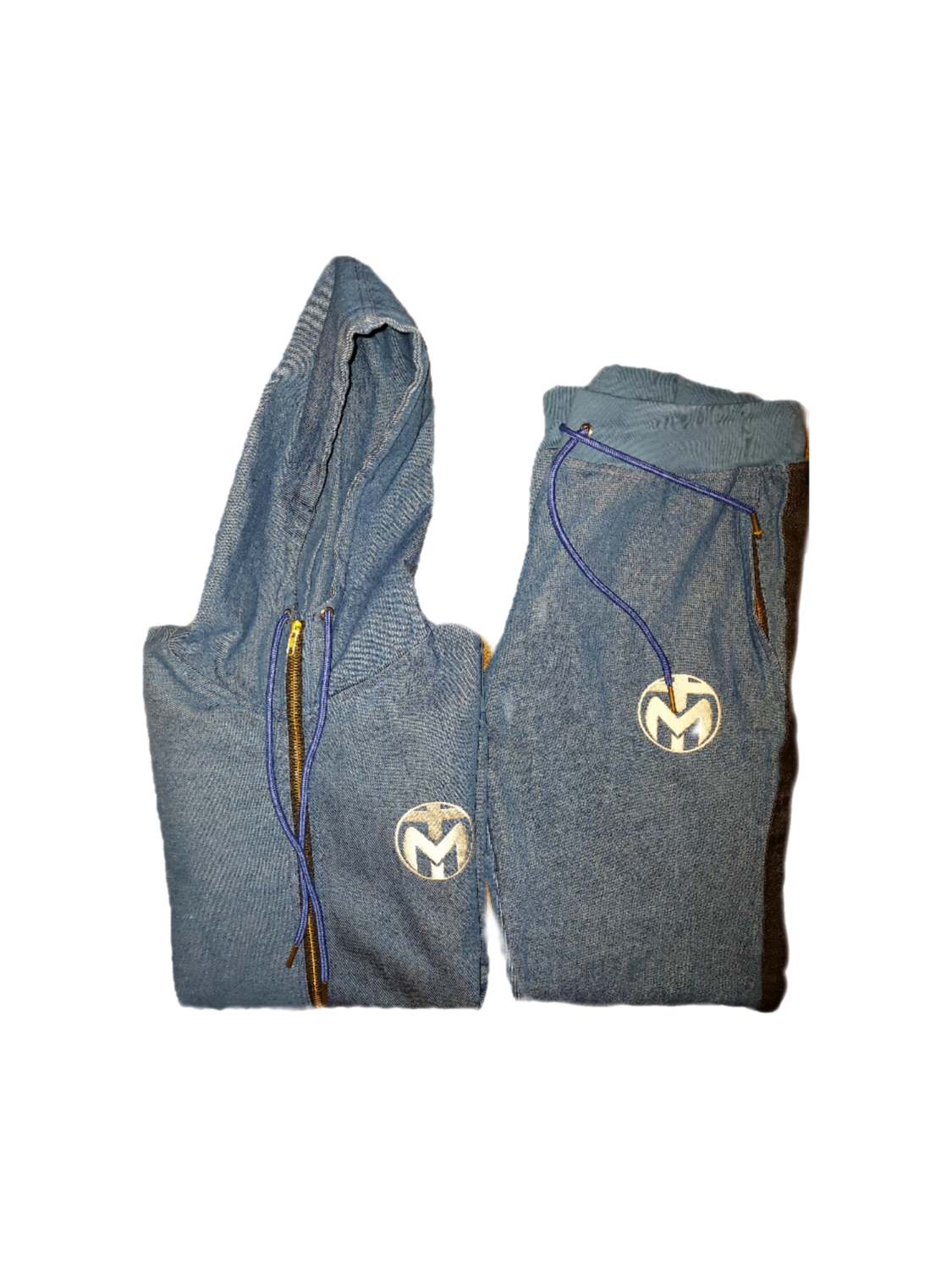 Blue Denim Tracksuit
