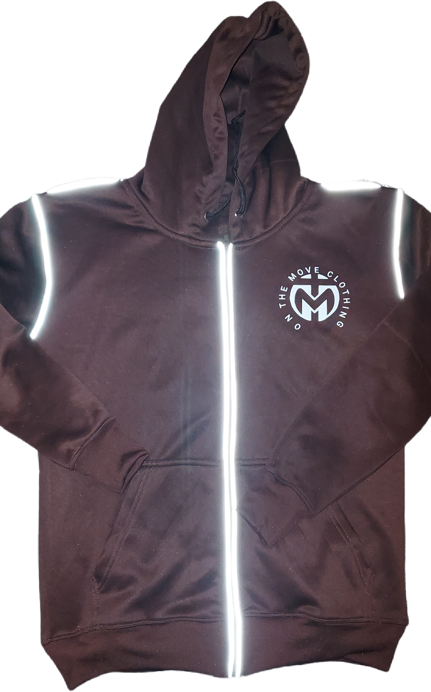 Brown Reflective Tracksuit