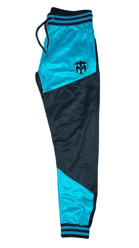Blue and Black Trida Polyester Tracksuit