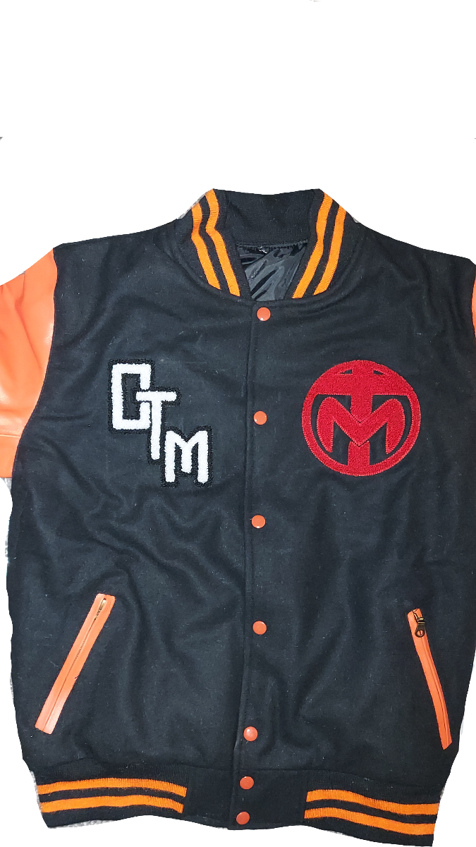 Varsity Jacket with Leather