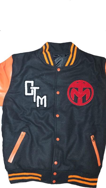 Varsity Jacket with Leather