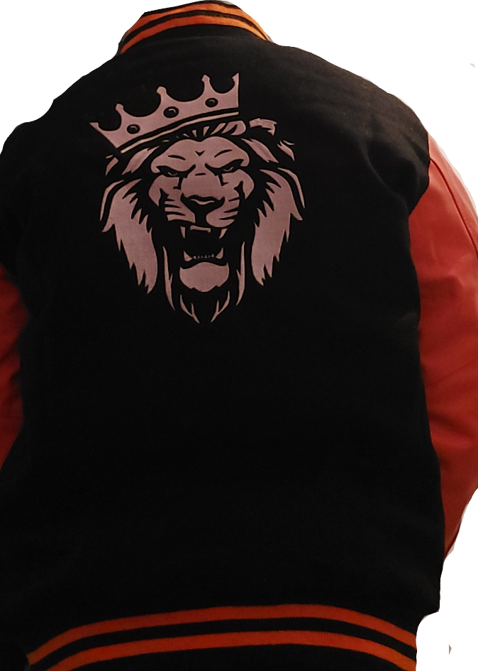 Varsity Jacket with Leather