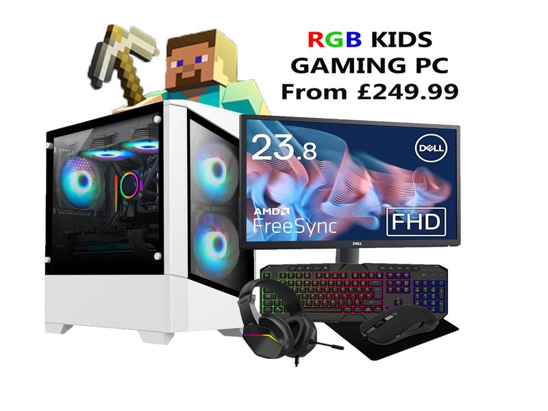 TurboTech S3 Intel Core i5 4460 3.2ghz Quad Core CPU Gaming PC GTX 1050 2GB GDDR5