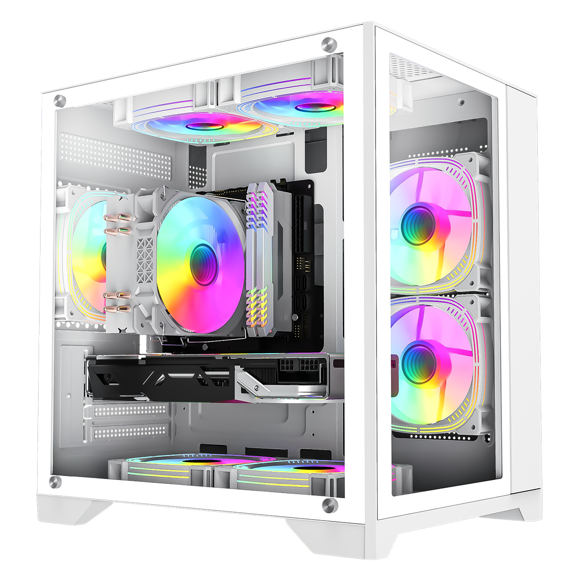 TurboTech X1 Intel Core i7 14700 20 Core CPU Gaming PC RTX 4070 12GB DDR6