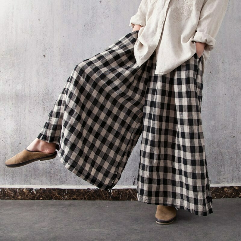 Pantalón Oversize a Cuadros