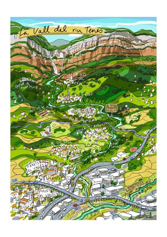 La vall del riu Tenes