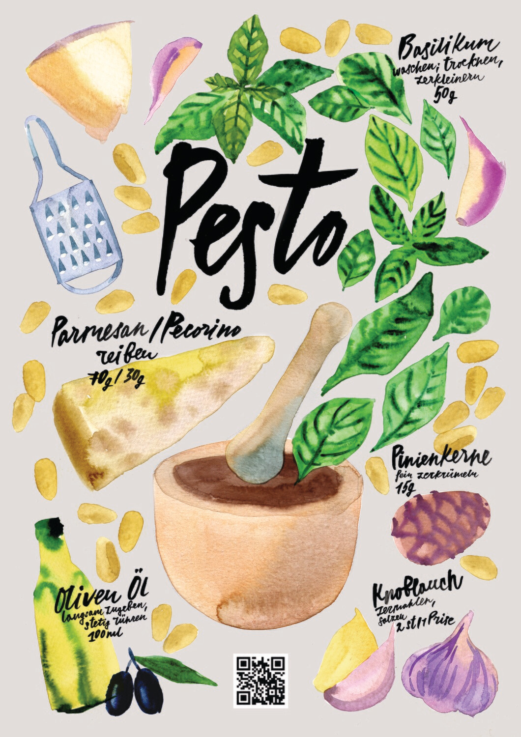 Küchen-Motive-Rezepte-Pesto