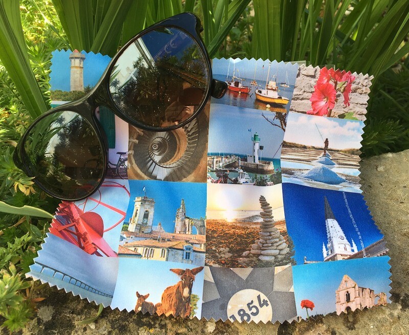 Essuie lunettes paysages de l&#39;Île de Ré