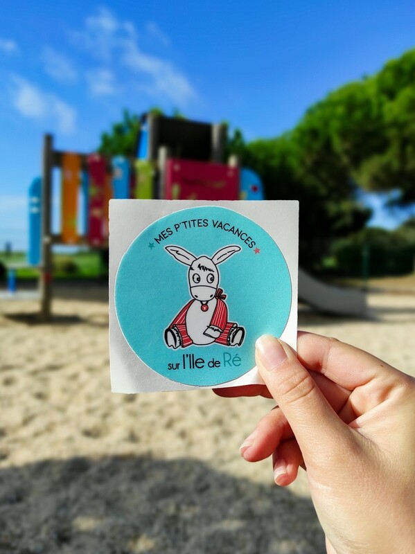 Sticker Âne de l&#39;Ile de Ré