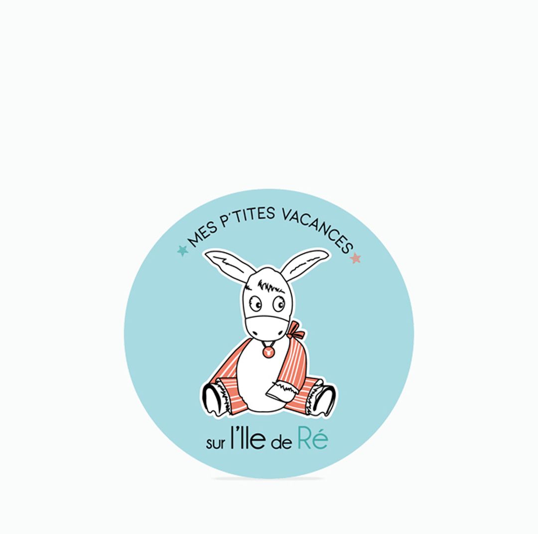 Sticker Âne de l'Ile de Ré
