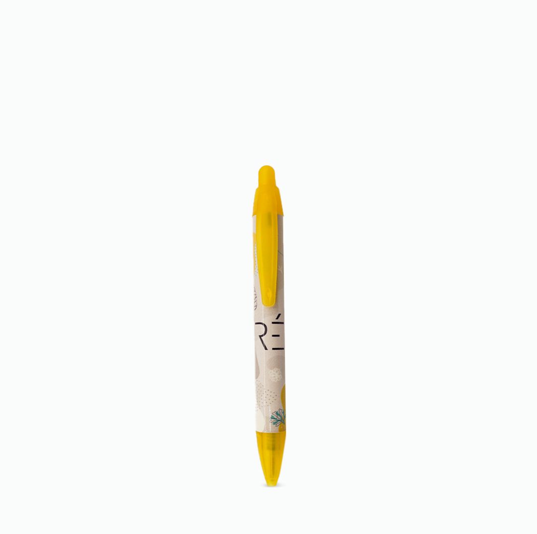Stylo nature - Jaune