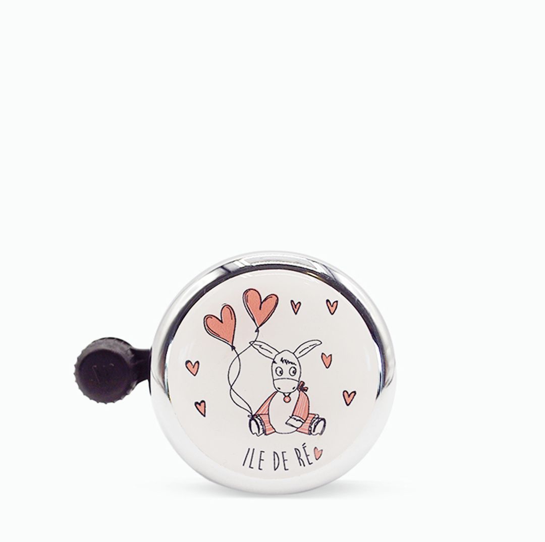 Sonnette âne - Rose