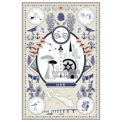 Affiche curiosité Île de Ré – Illustration Léléwou